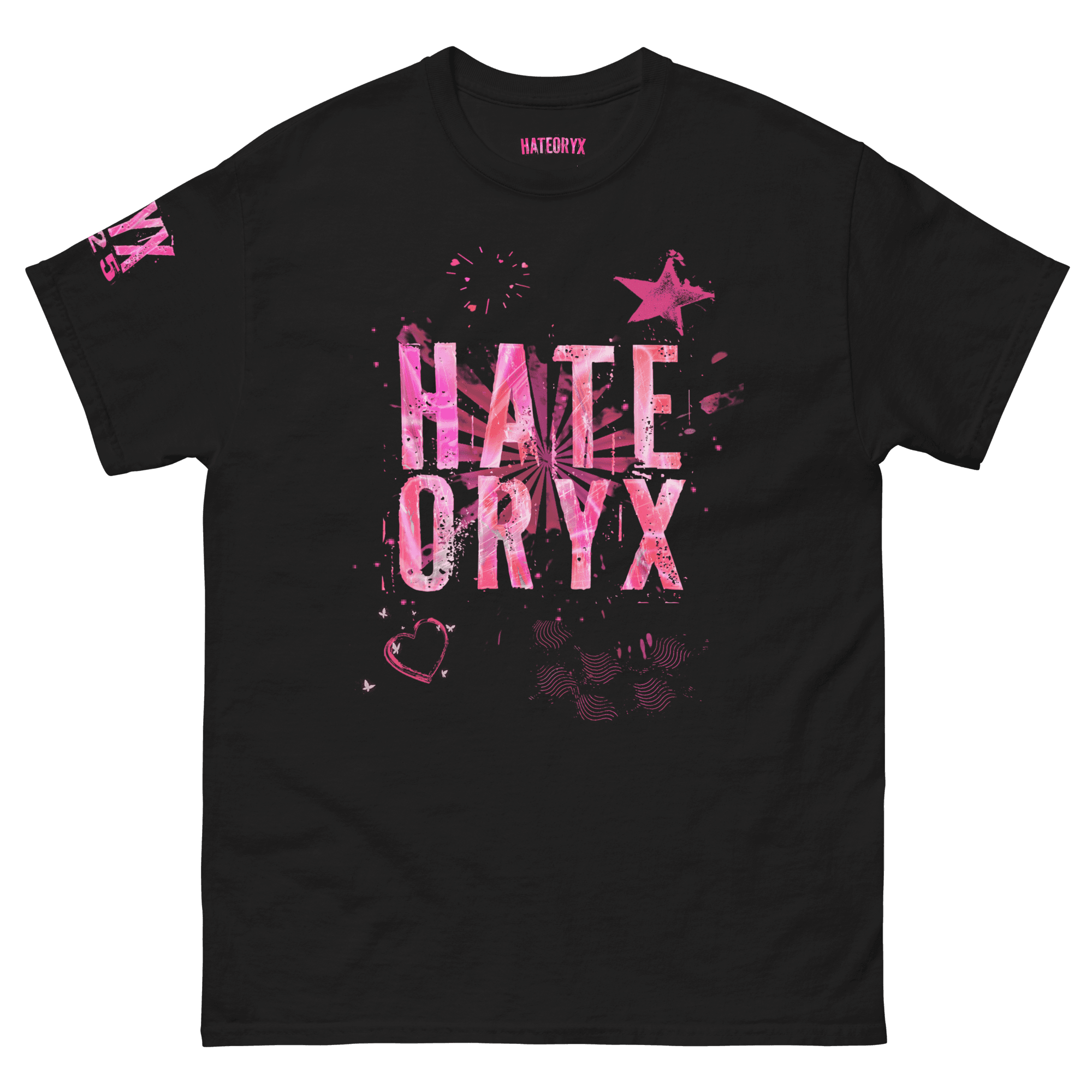 y2k pink hateoryx shirt